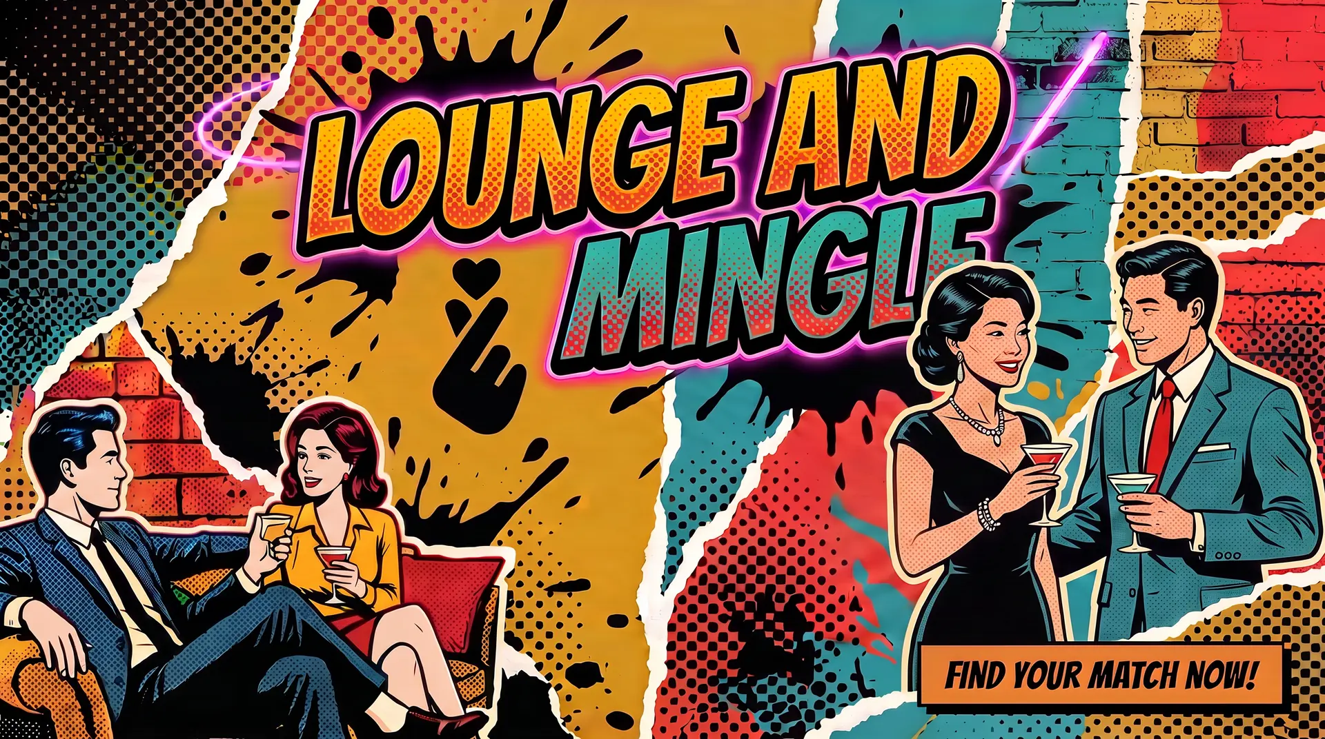 Members meeting at a Lounge & Mingle event